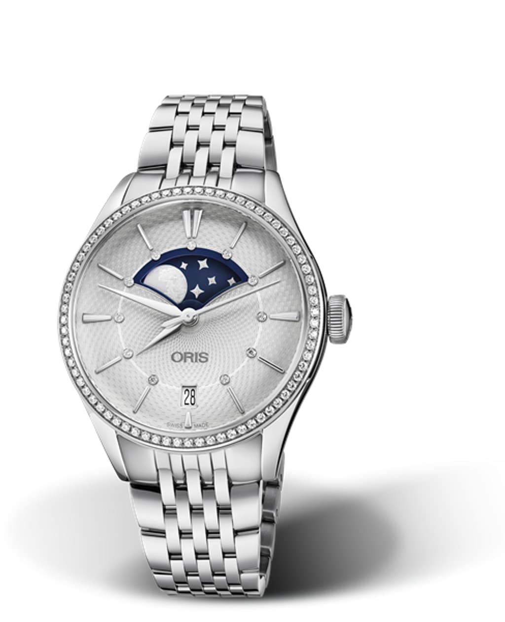 Vertical image of  Artelier Grande Lune, Date Diamonds